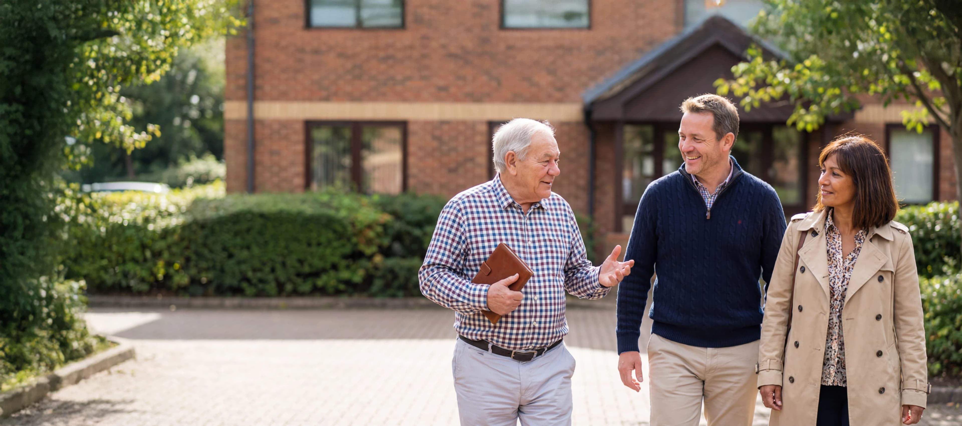 Professional meeting discussing business acquisition